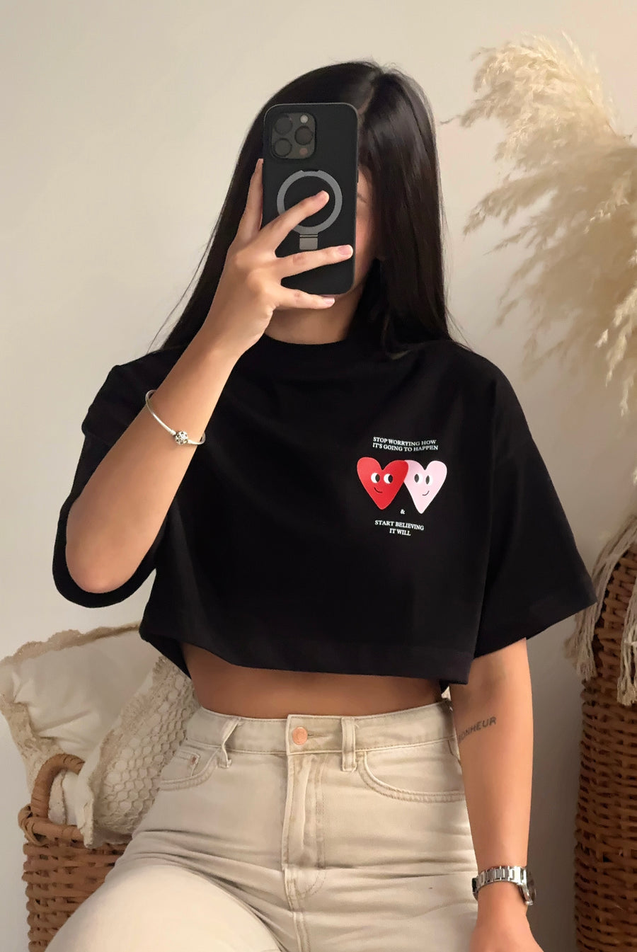 Línea pura crop top (S-L)