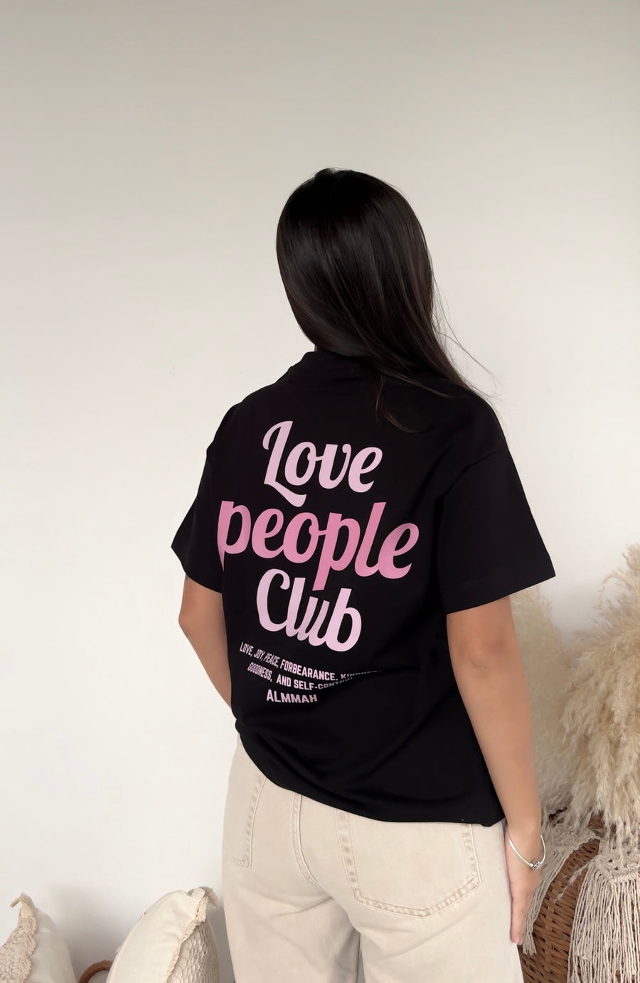 Love people club Negra Pink ( S-M-L)