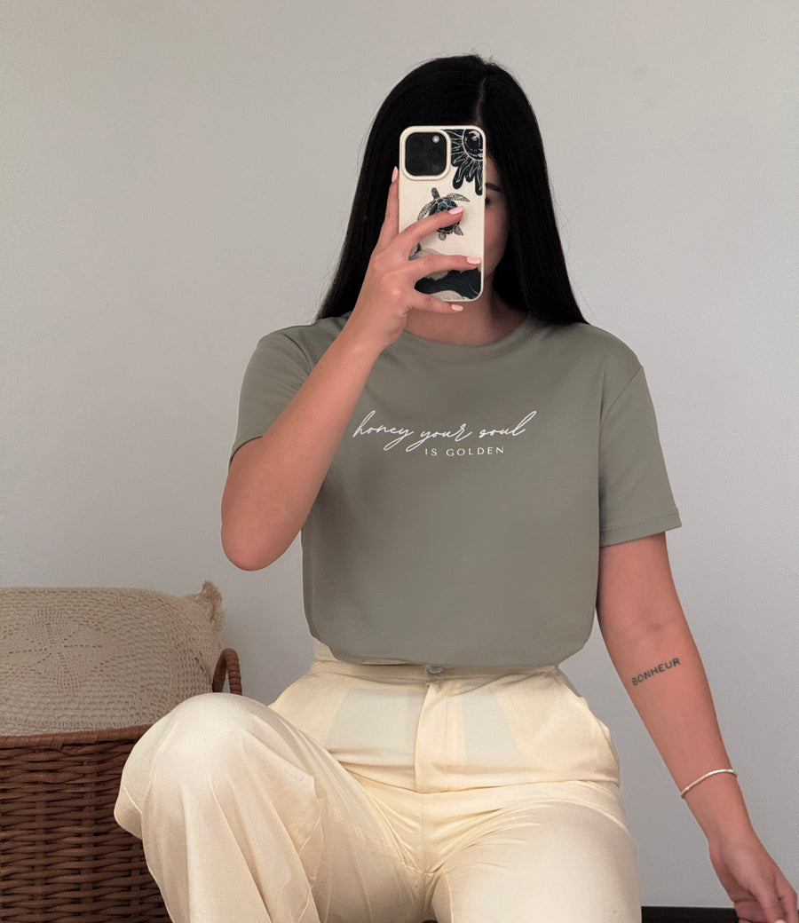 Honey verde militar (S-M-L)